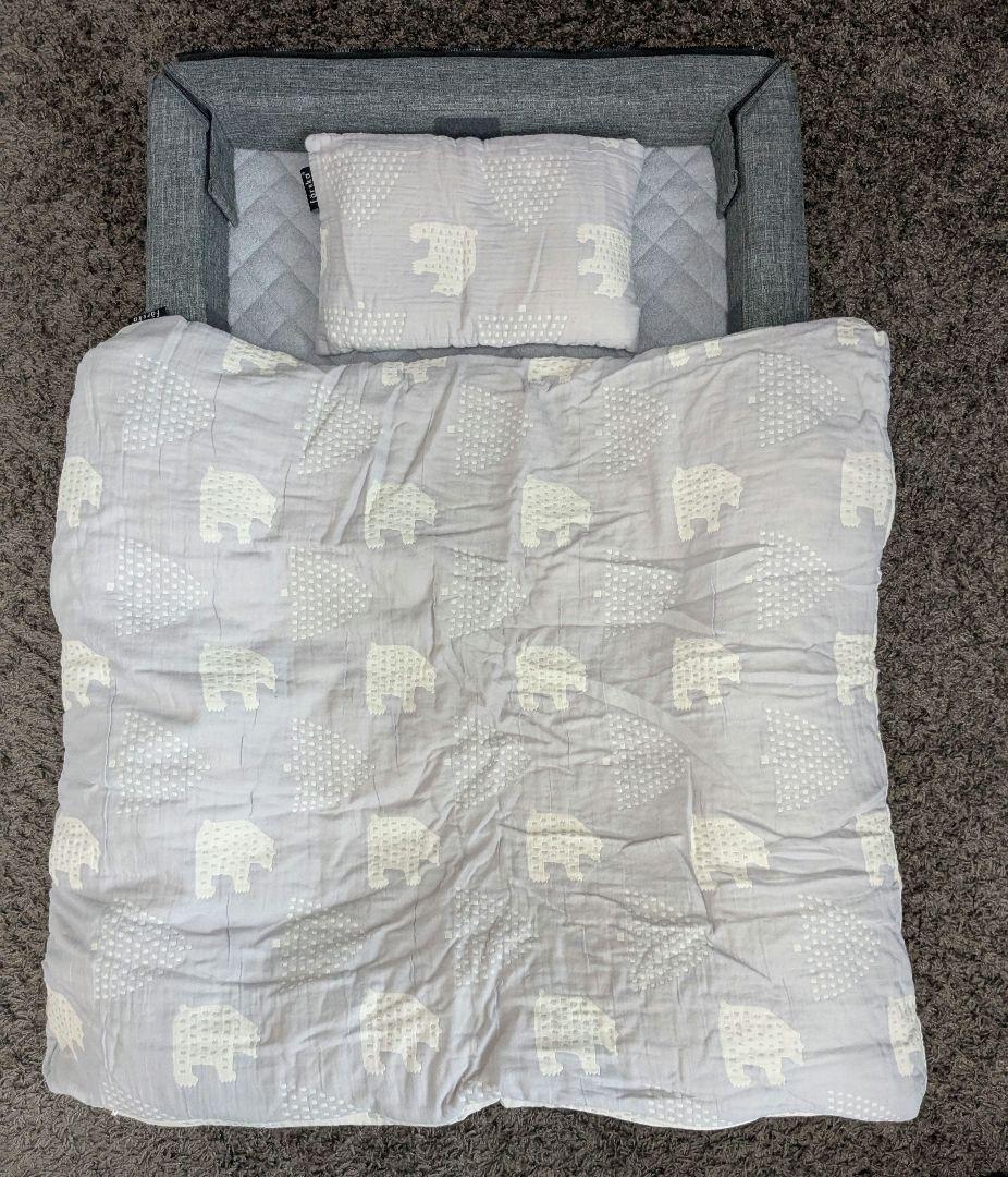 【寝具一式付】farska ファルスカ コンパクトベッド フリー メランジグレー