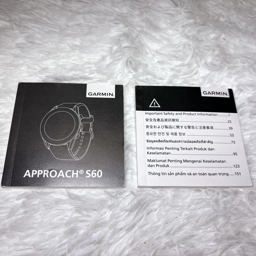 【美品】 GARMIN Approach S60 GPSゴルフウォッチ 腕時計
