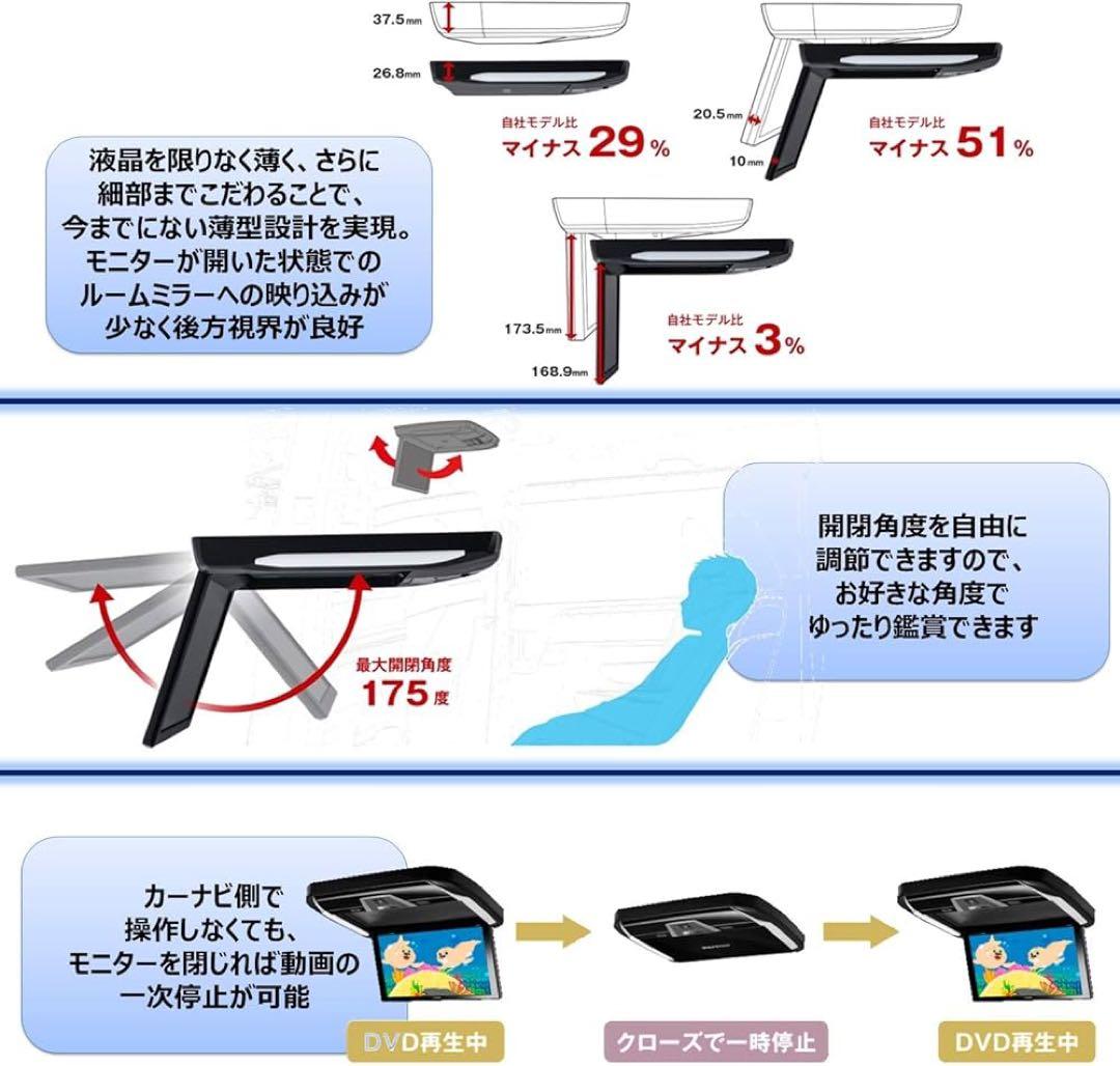 【新品未使用】 ALPINEアルパインRSH10XS-L-Bフリップダウン
