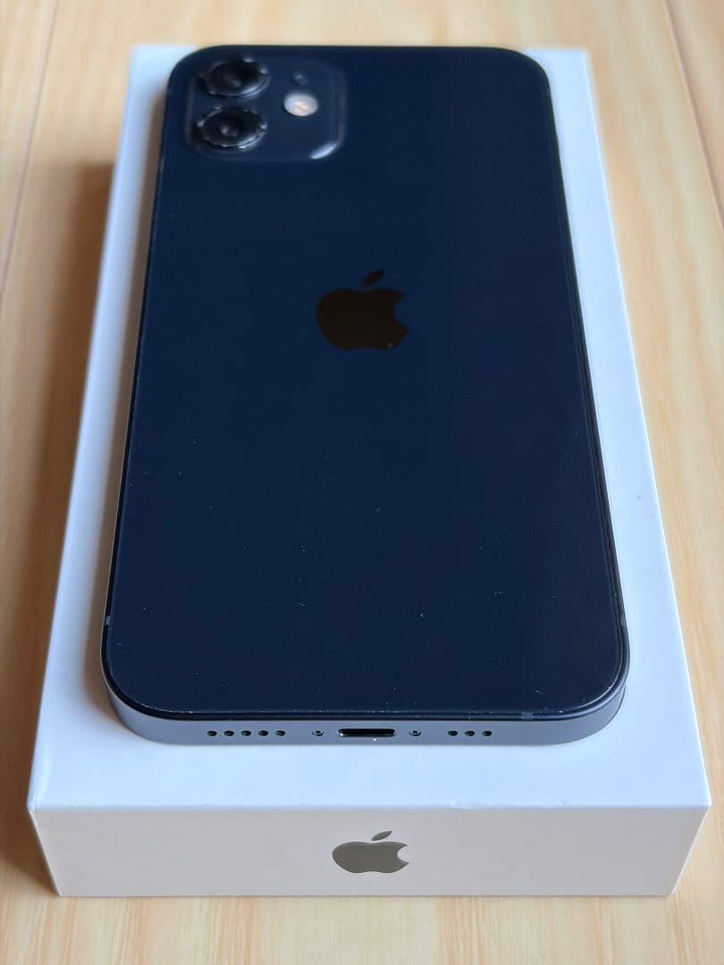 【付属品完備】Apple iPhone 12 ブラック 128GB SIMフリー