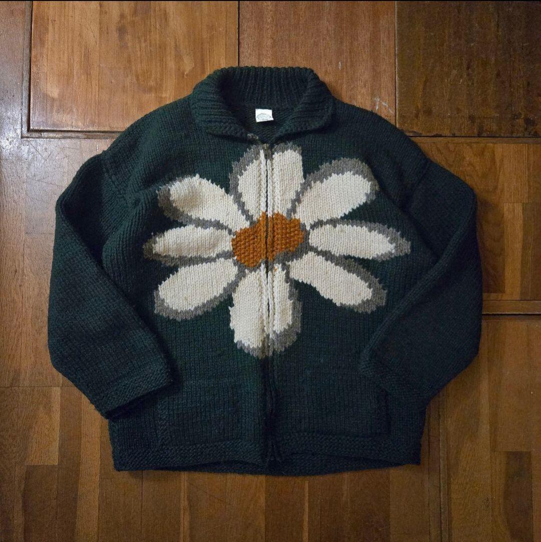 リクトDaisy pattern ecuador knit