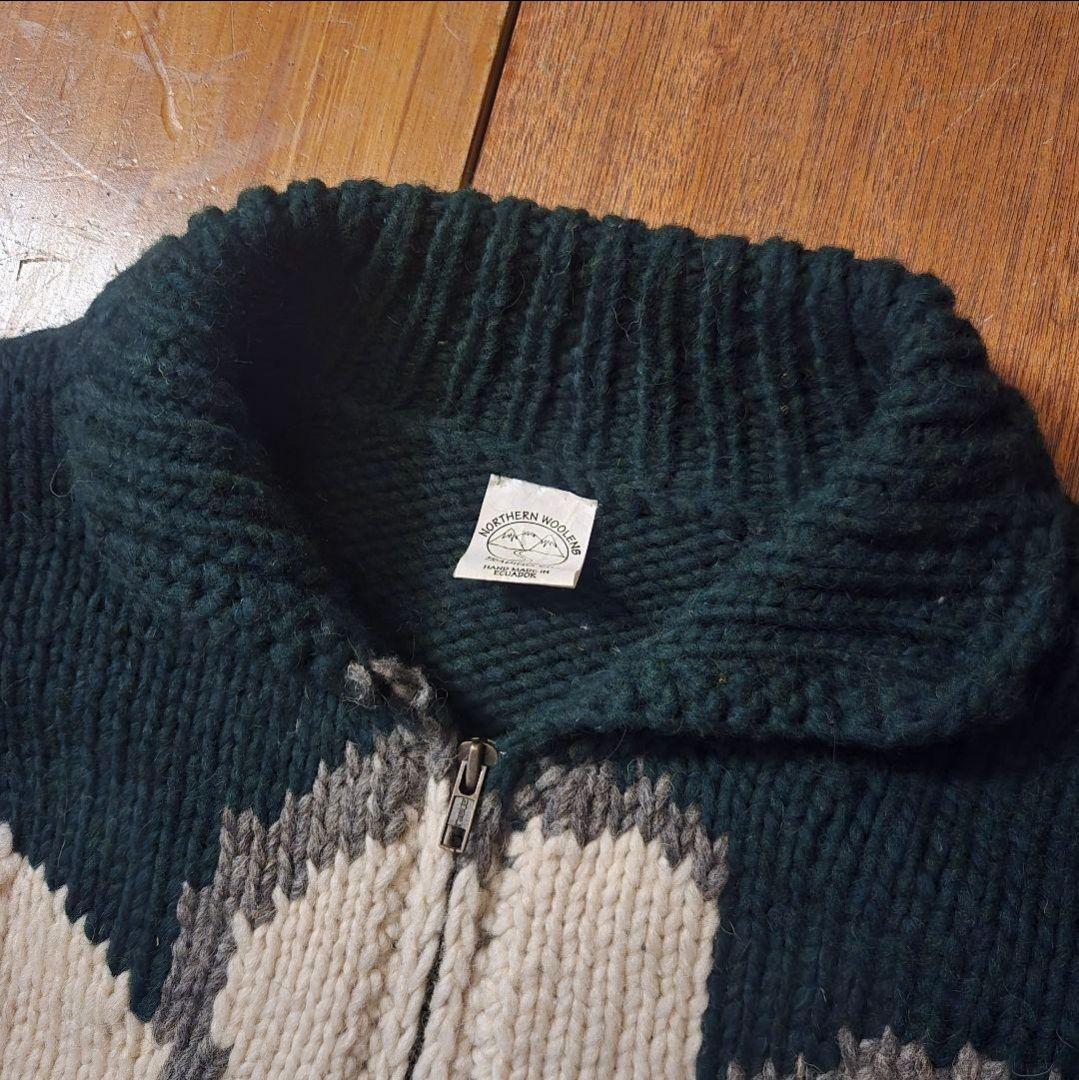 リクトDaisy pattern ecuador knit