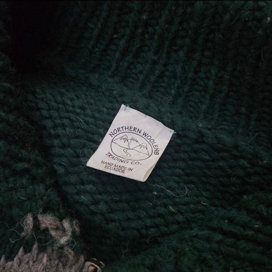 リクトDaisy pattern ecuador knit