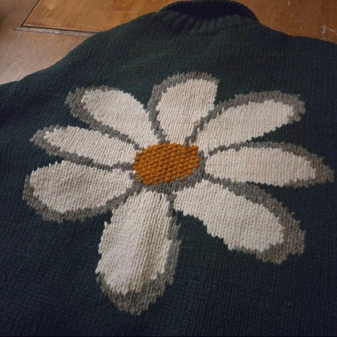 リクトDaisy pattern ecuador knit