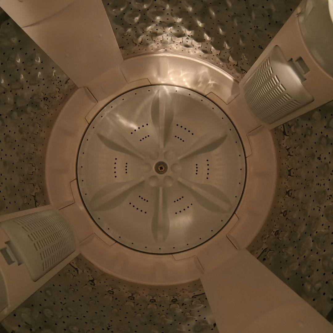 TOSHIBA 縦型洗濯機 本体 ホワイト