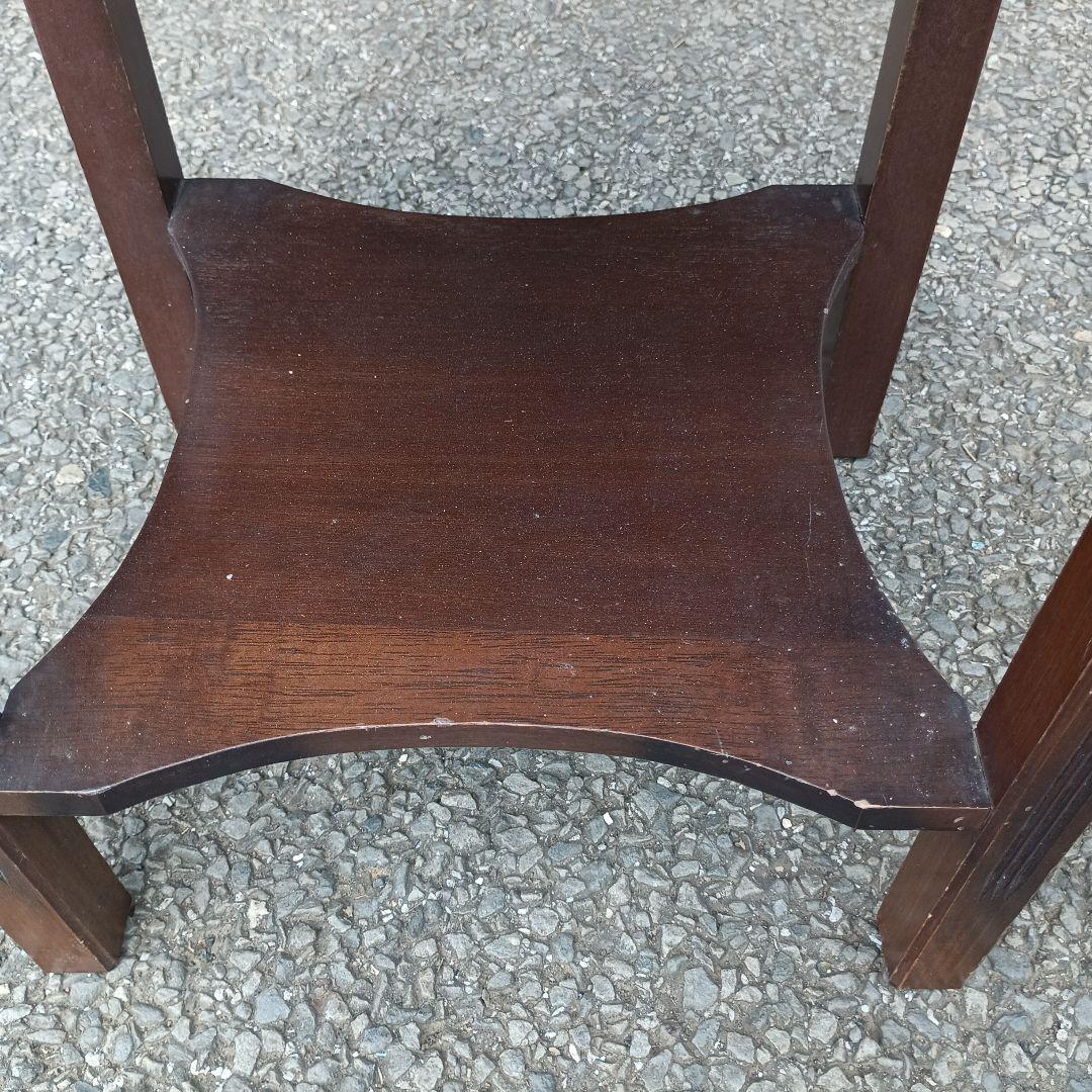 R*a様 4272）アンティーク風　スリムチェスト　引き出し　上面ガラス　難あり