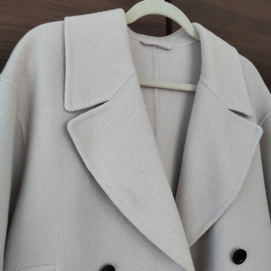 ロートレアモン☆美品☆ ビッグカラーウールリバーコート