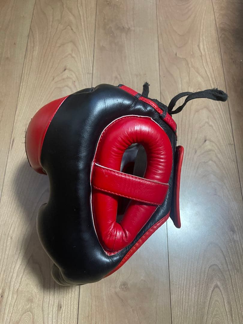 TWINS SPECIAL ヘッドギア レッド/ブラック　Lサイズ