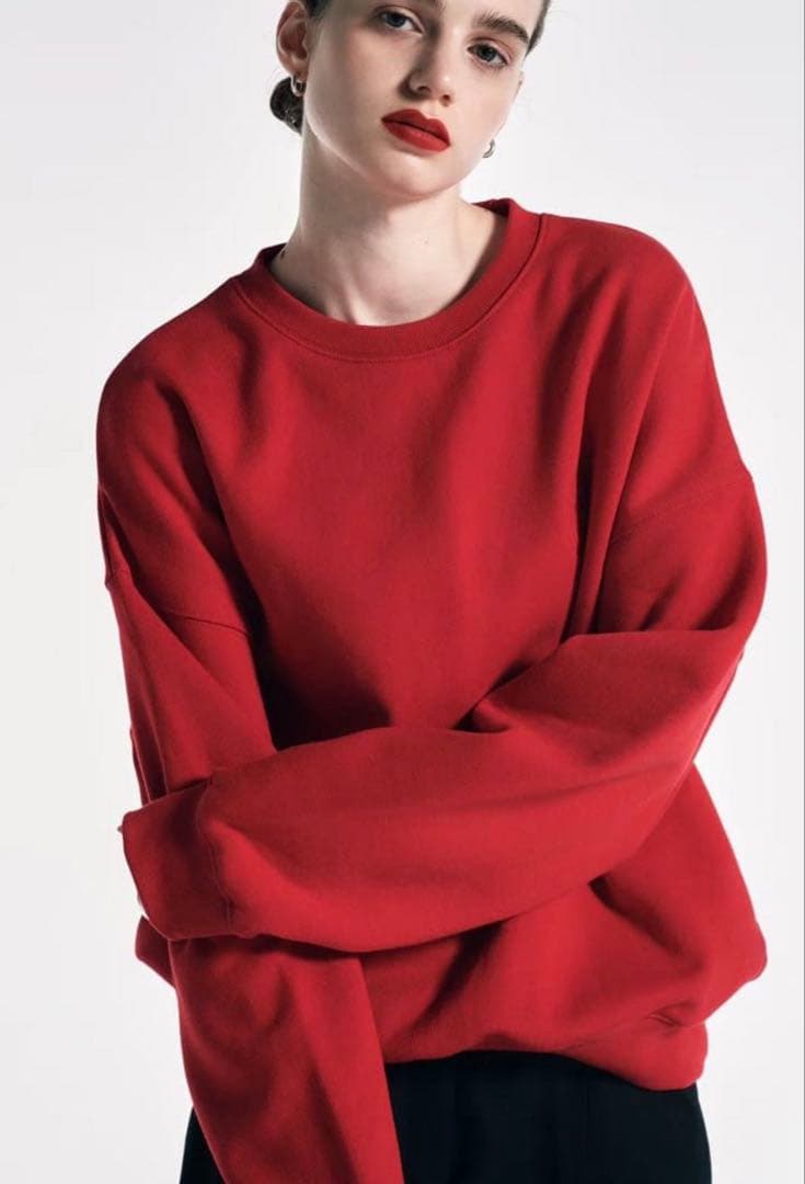 【美品】gadid anoniem 赤スウェット