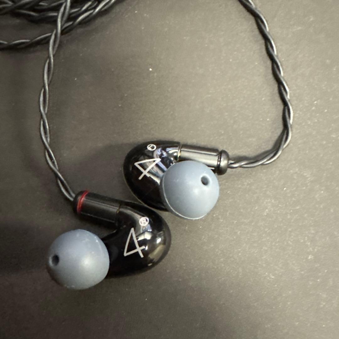 Shure AONIC4ブラック イヤホン 翔鶴リケーブル