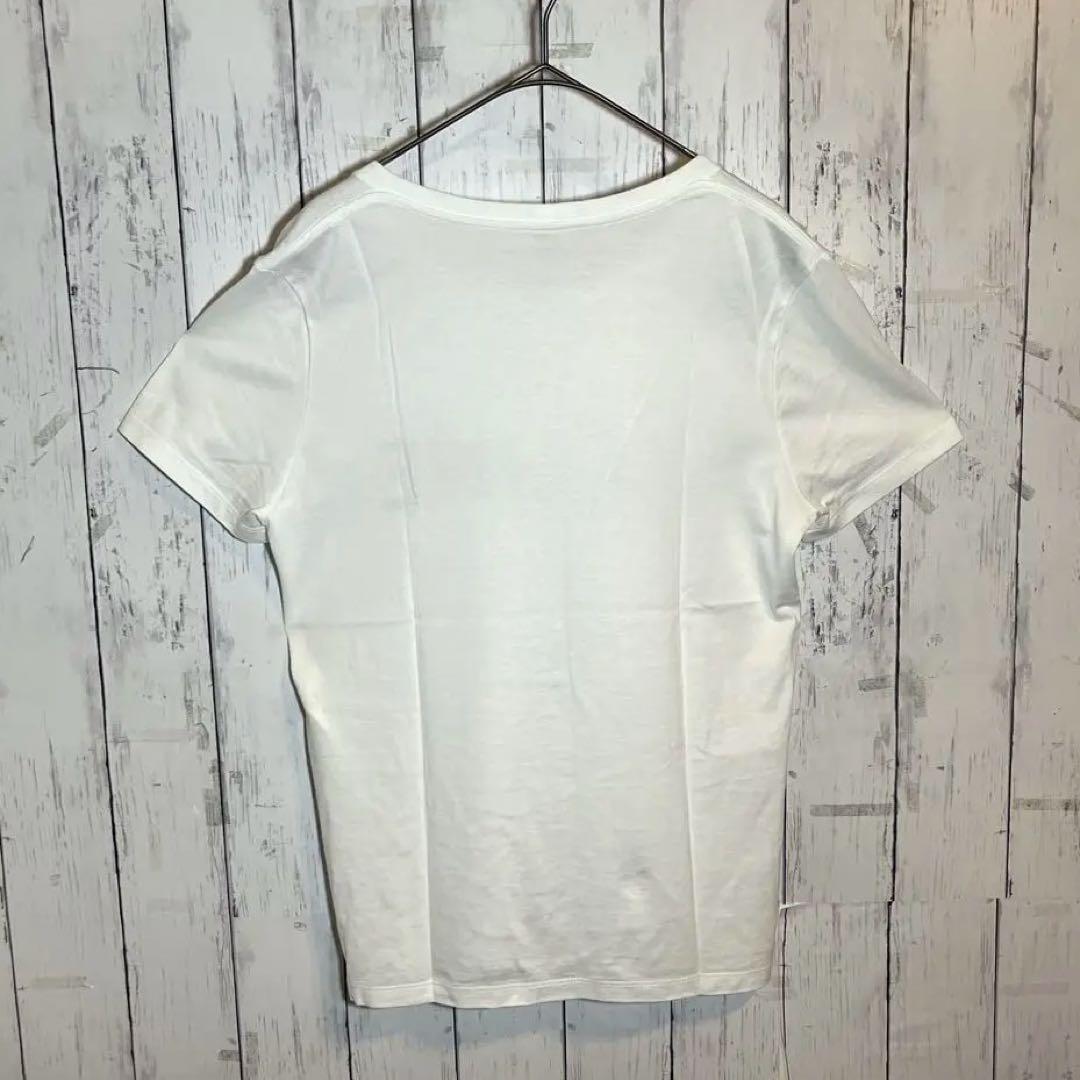 【美品・定番】セリーヌ☆ブランドロゴ入りTシャツ 人気カラー ホワイト 白色