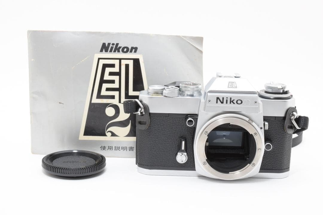 超美品 ニコン EL2 シルバー 説明書付 モルト新品交換済 M439