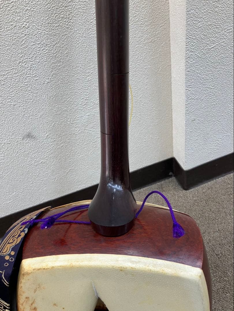 三味線 紅木製 太棹タイプ アンティーク