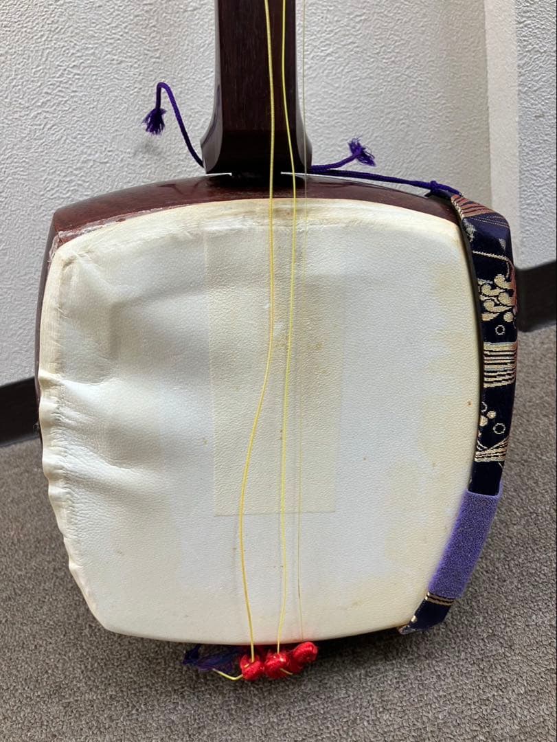 三味線 紅木製 太棹タイプ アンティーク