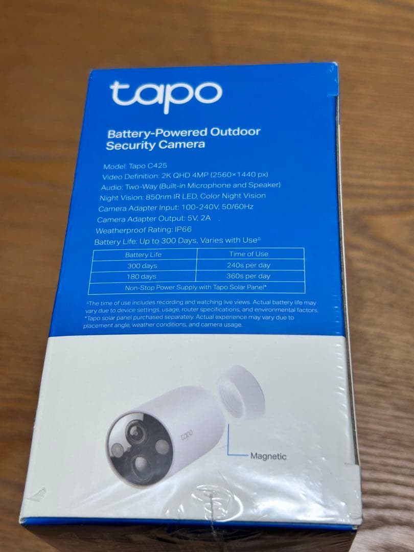 tapo C425 セキュリティカメラ 2K