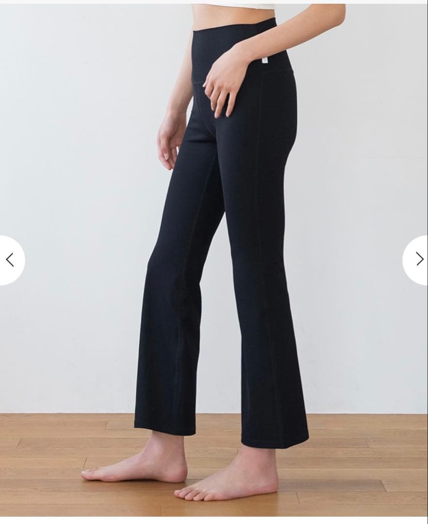 【SUKALA】ベーシックリブフレアパンツ　ブラック　Lサイズ　新品未使用