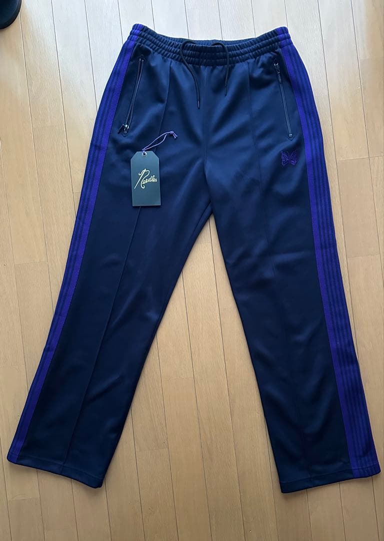 needles トラックパンツ　23AW 紺紫