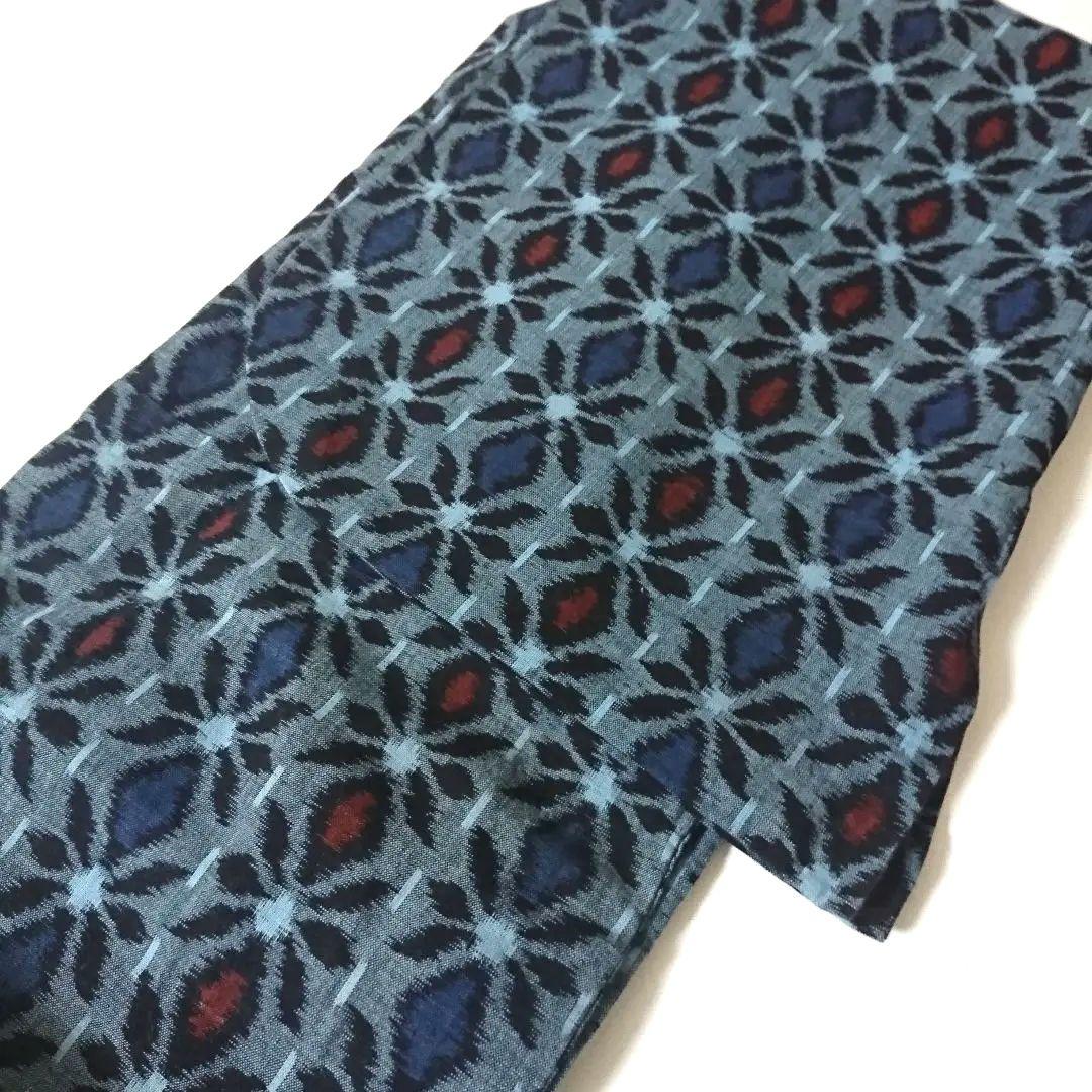 1565★書生絣 綿の着物 アンサンブル おまとめ リメイク素材