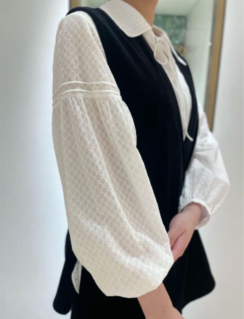 TOMORROWLAND Ballsey マットベロア Vネックベスト