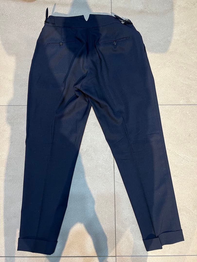 ほ*ー様 【美品】ベルウィッチ　SCOTCH　カノニコ製　濃紺　46　春夏