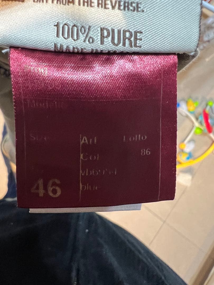 ほ*ー様 【美品】ベルウィッチ　SCOTCH　カノニコ製　濃紺　46　春夏