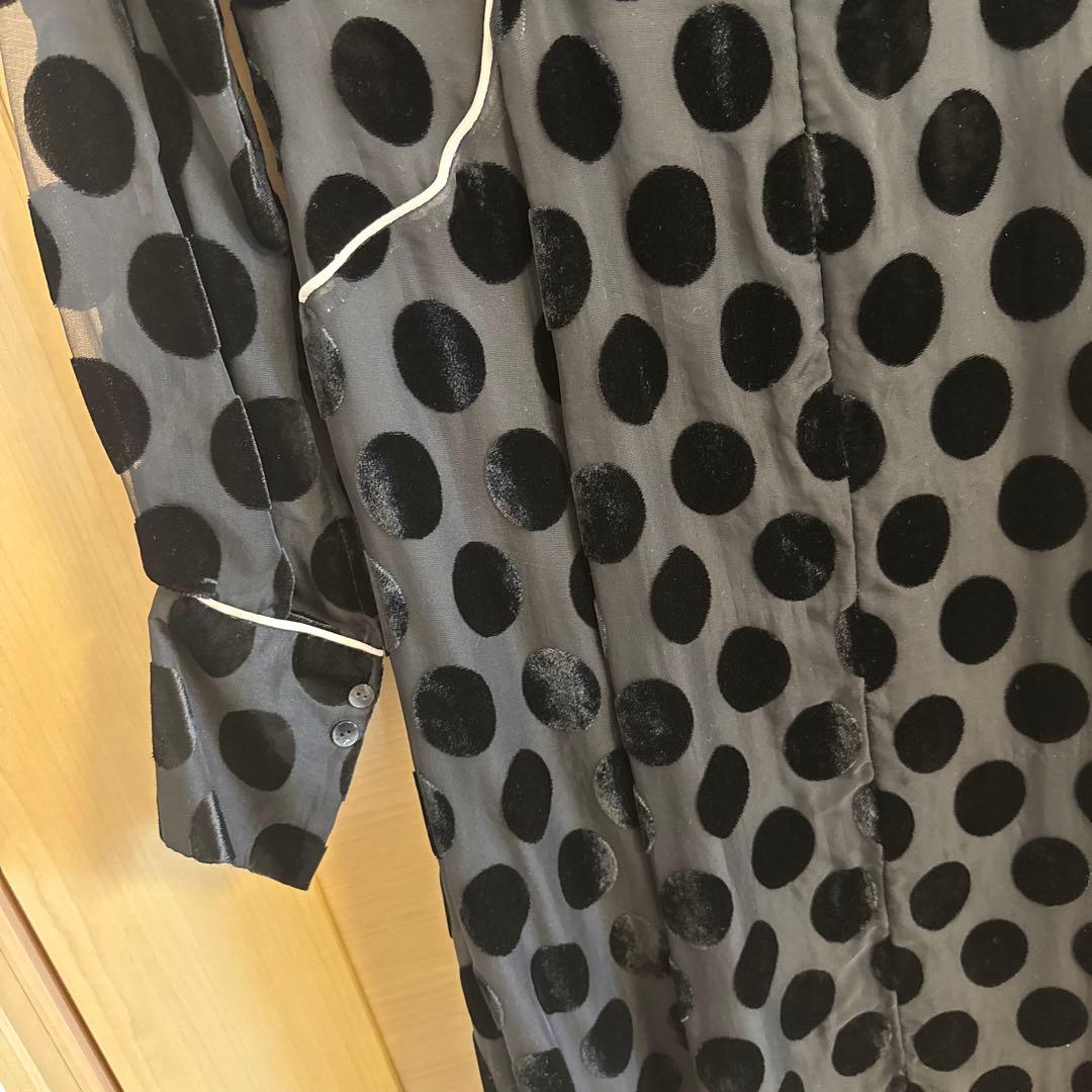 CLANE クラネ　オケージョンワンピース　ドットベロアワンピース　サイズ1