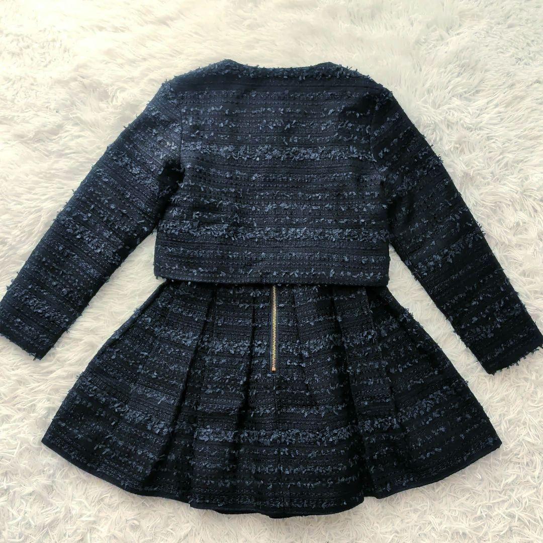 ケイトスペード♠キッズ ツイードセットアップ 入学式 卒園式 セレモニー 130