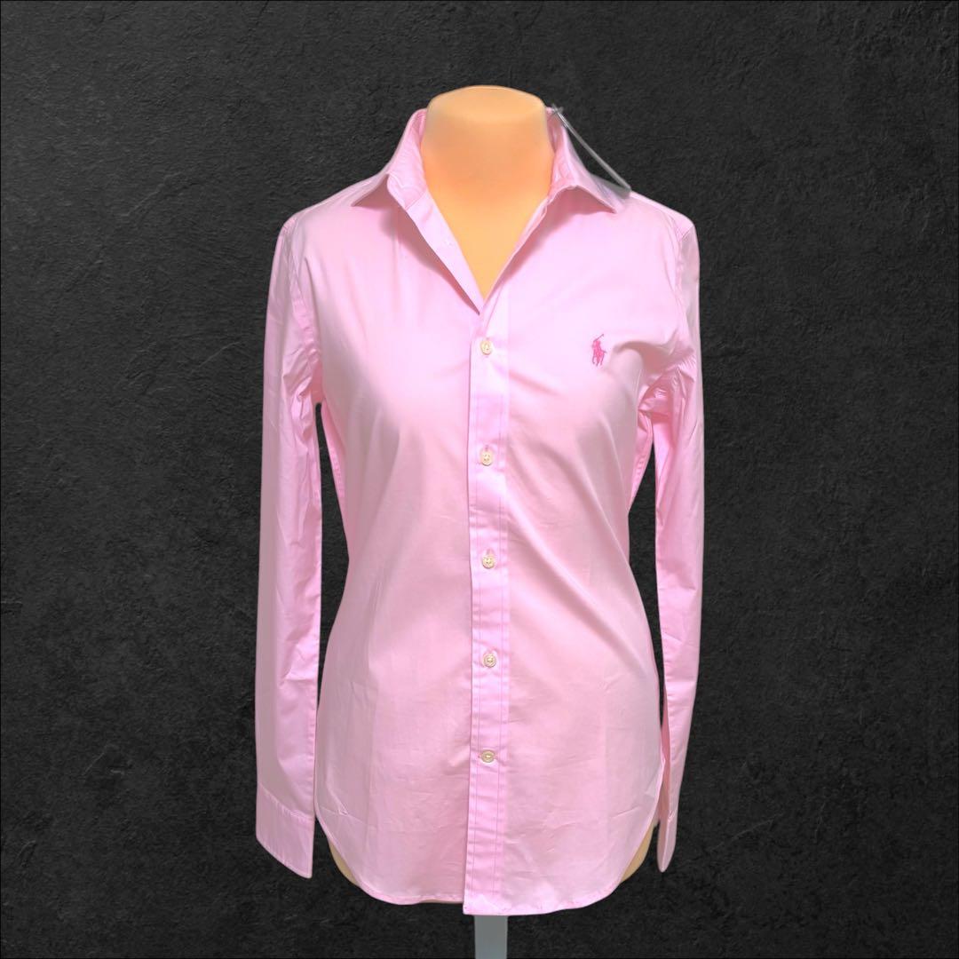 【新品未使用】 ラルフローレン シャツ ブラウス ピンク　NO3594