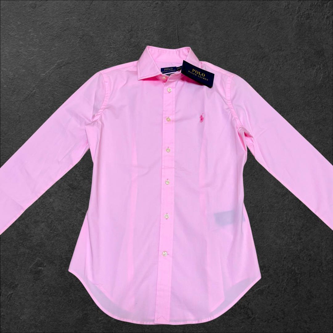 【新品未使用】 ラルフローレン シャツ ブラウス ピンク　NO3594