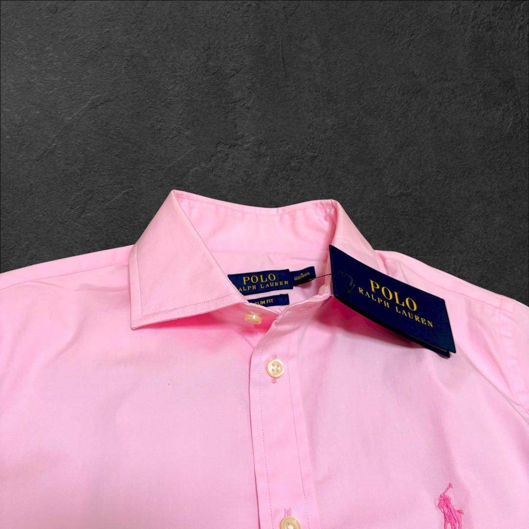 【新品未使用】 ラルフローレン シャツ ブラウス ピンク　NO3594