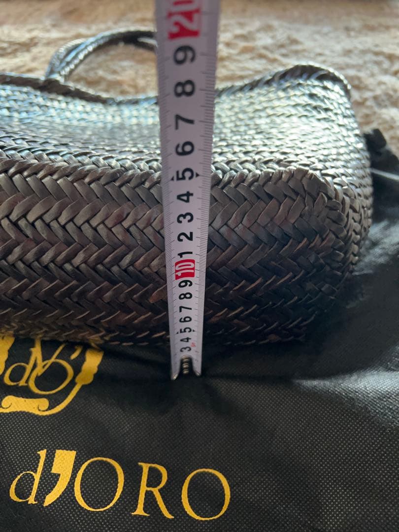 ヴィオラドーロ　レザー　メッシュかごバック　VIOLAd'ORO