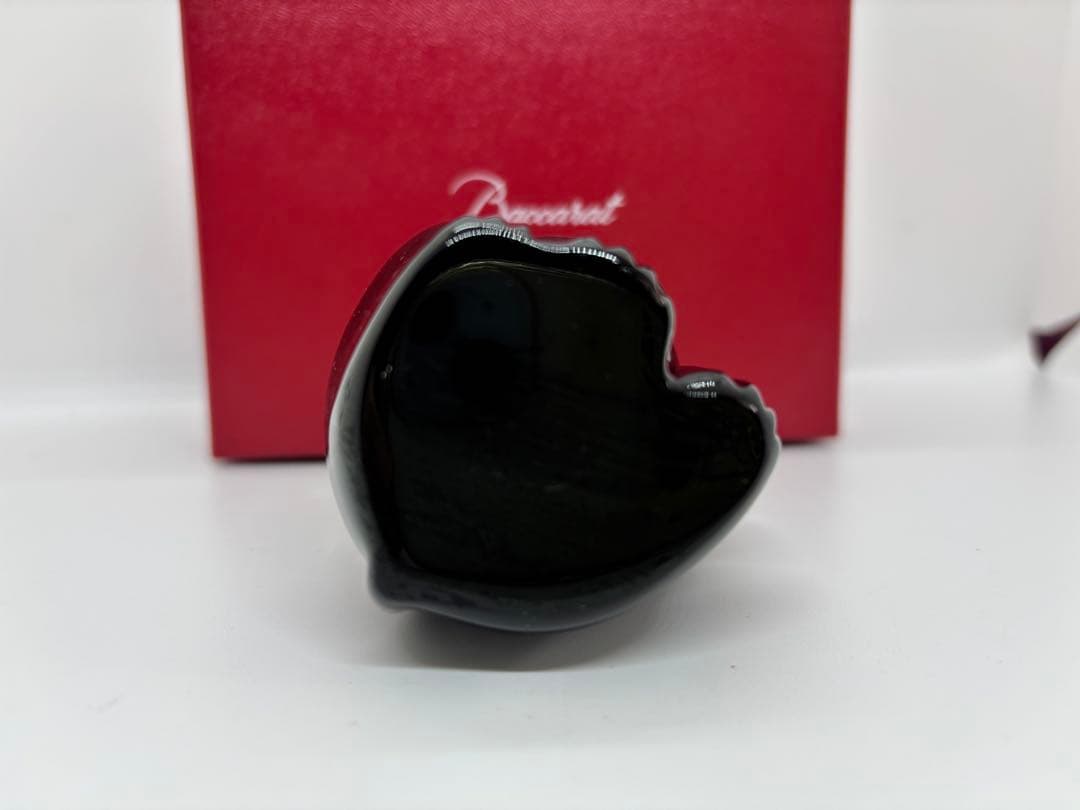 バカラ　ラッキーキャット　招き猫　ネイビー