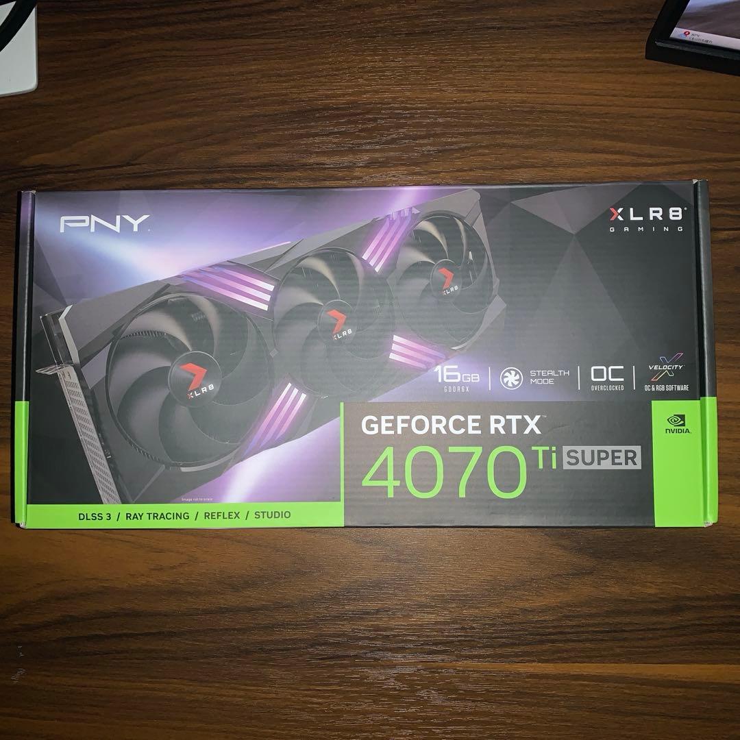 グラフィックボード・グラボ・ビデオカード PNY GeForce RTX 4070TI SUPER 16GB
