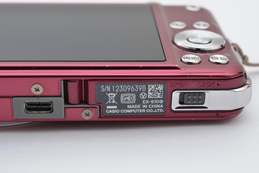 【美品】CASIO EXILIM EX-S10 レッド　動作確認済
