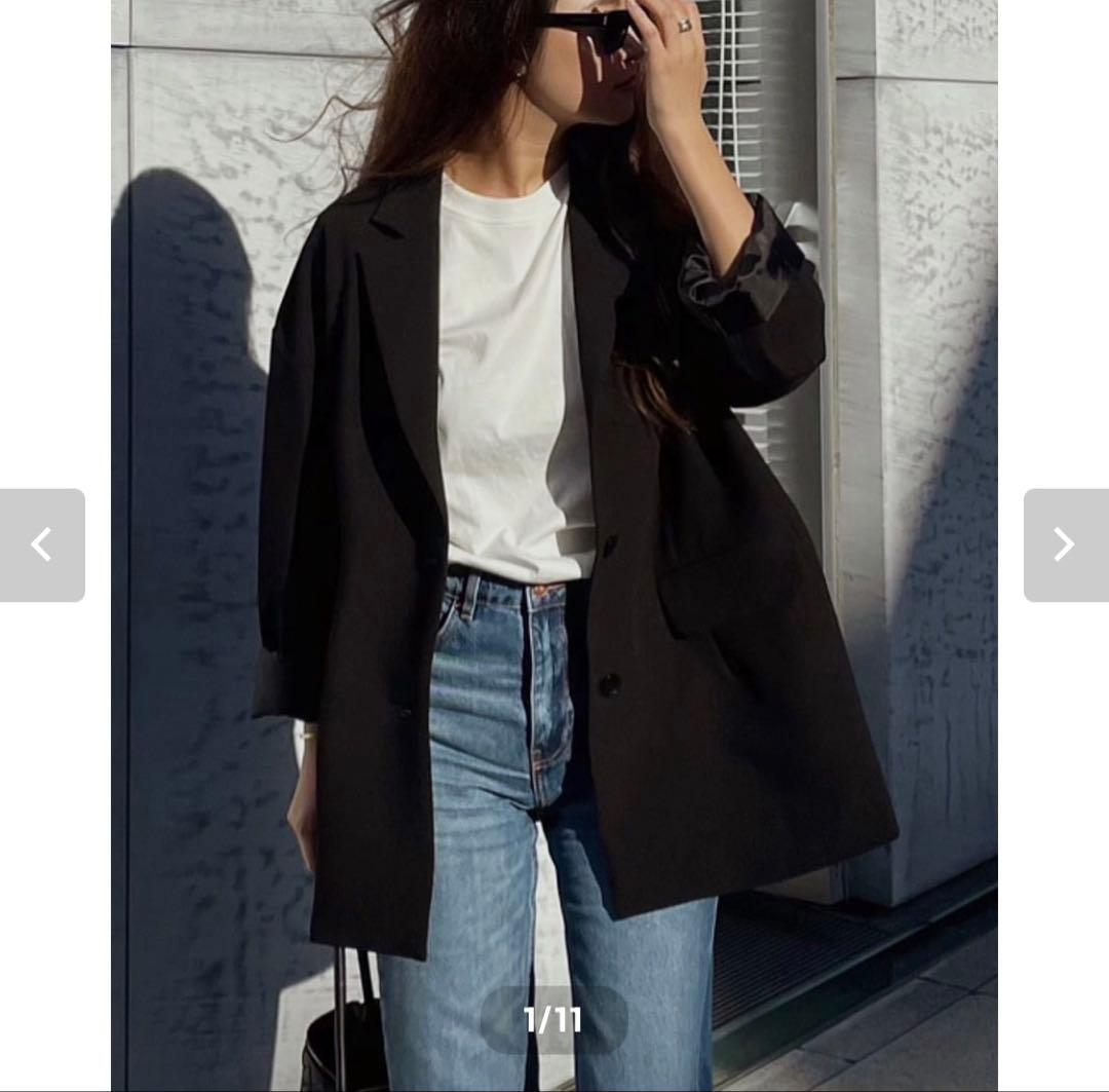 deux mi ドゥミ オーバーサイズドジャケット サイズ2