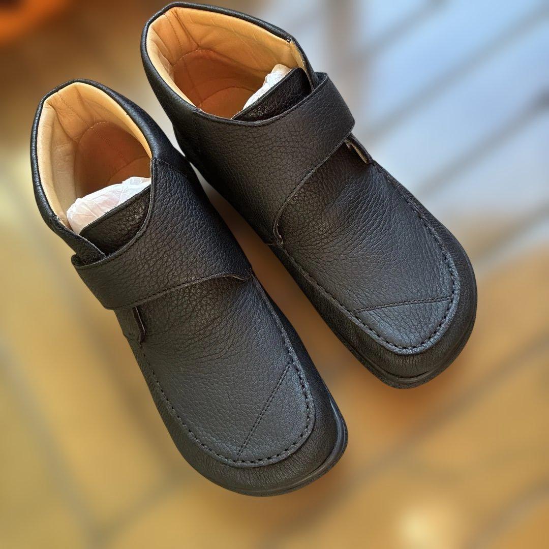 ヤコフォームショートブーツ24センチ黒