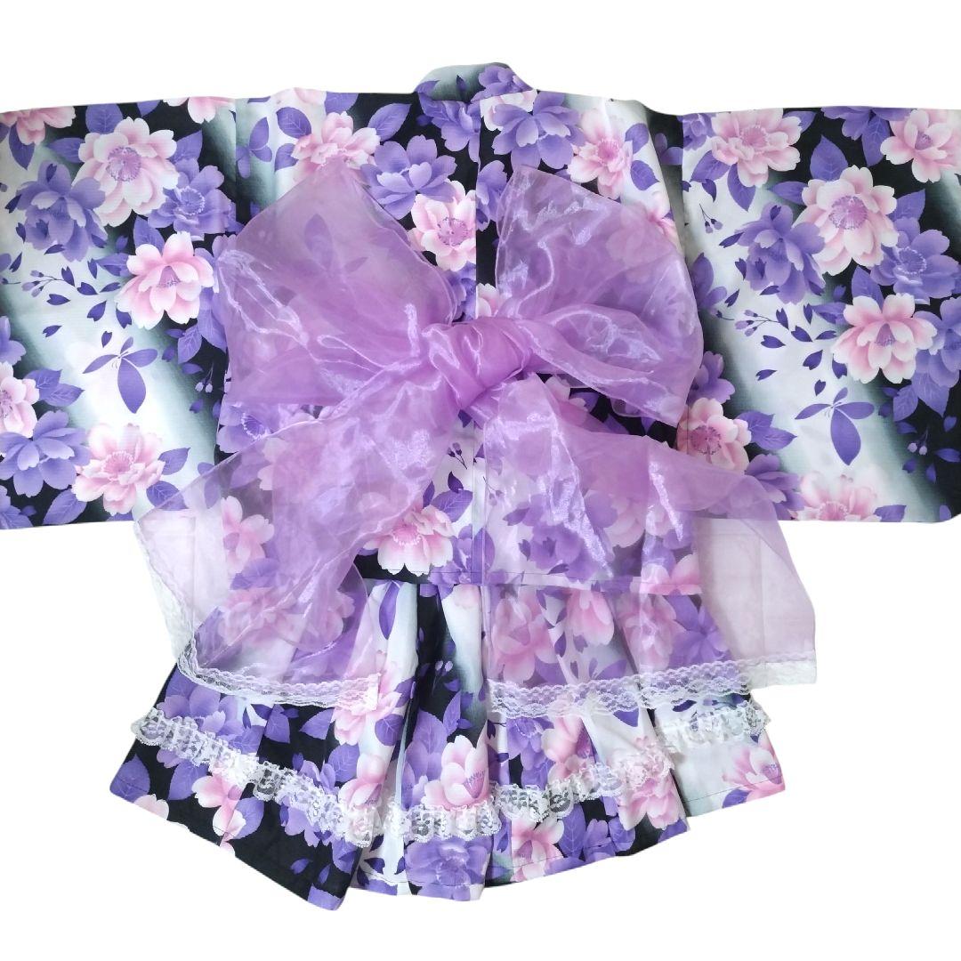 土日限定価格！【フリーサイズ】浴衣 ドレス 大人 地雷 姫 ギャル 平成 M L