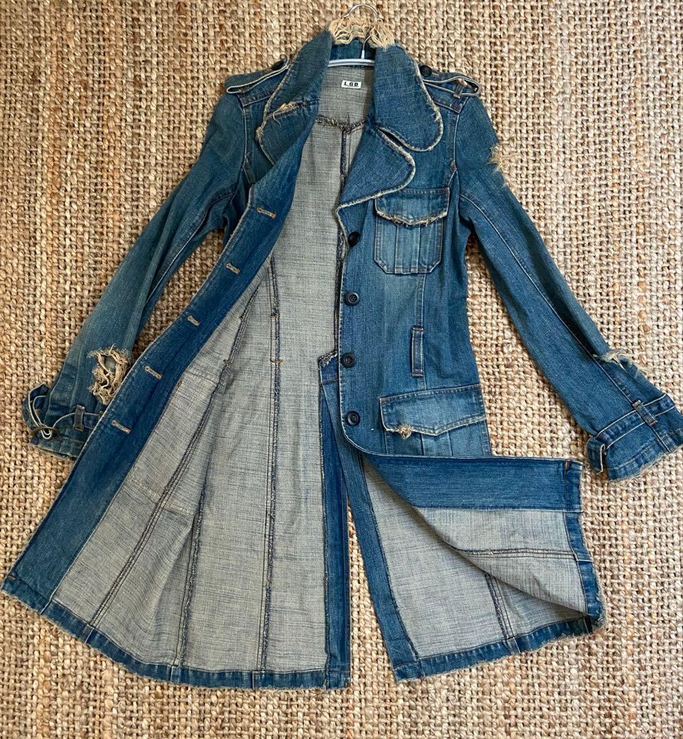 LGB ☆ 超希少 00s 初期デニムロングジャケット　未使用に近い美品