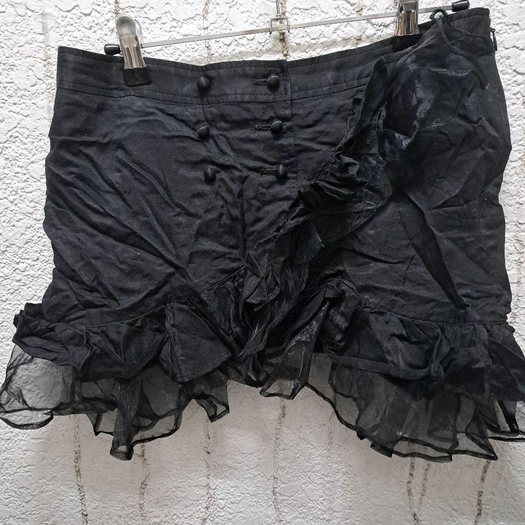 alice auaa黒ミニスカート フリル