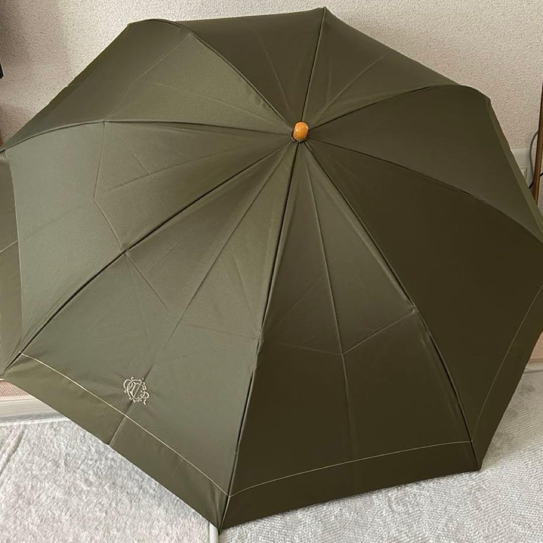 【未使用タグ付】レア！クリスチャンディオール　エンブレムロゴ　折りたたみ傘