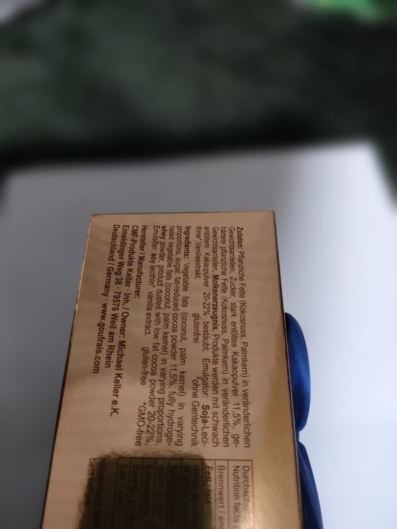 Goufrais Kakao-Konfekt 250g　２つセット計500ｇ