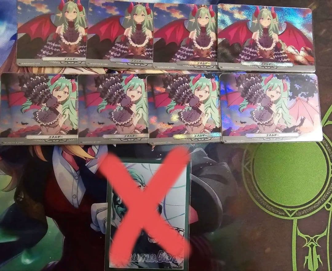 ヴァンガード 八雲べに 胡桃のあ 4コン デッキパーツ スリーブ付き