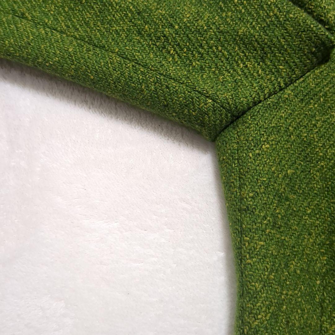 MOSCHINO モスキーノ ツイードジャケット 花装飾 シルク混 M（タイト）