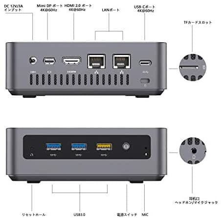 KODLIX GK45 ミニPC Windows 10