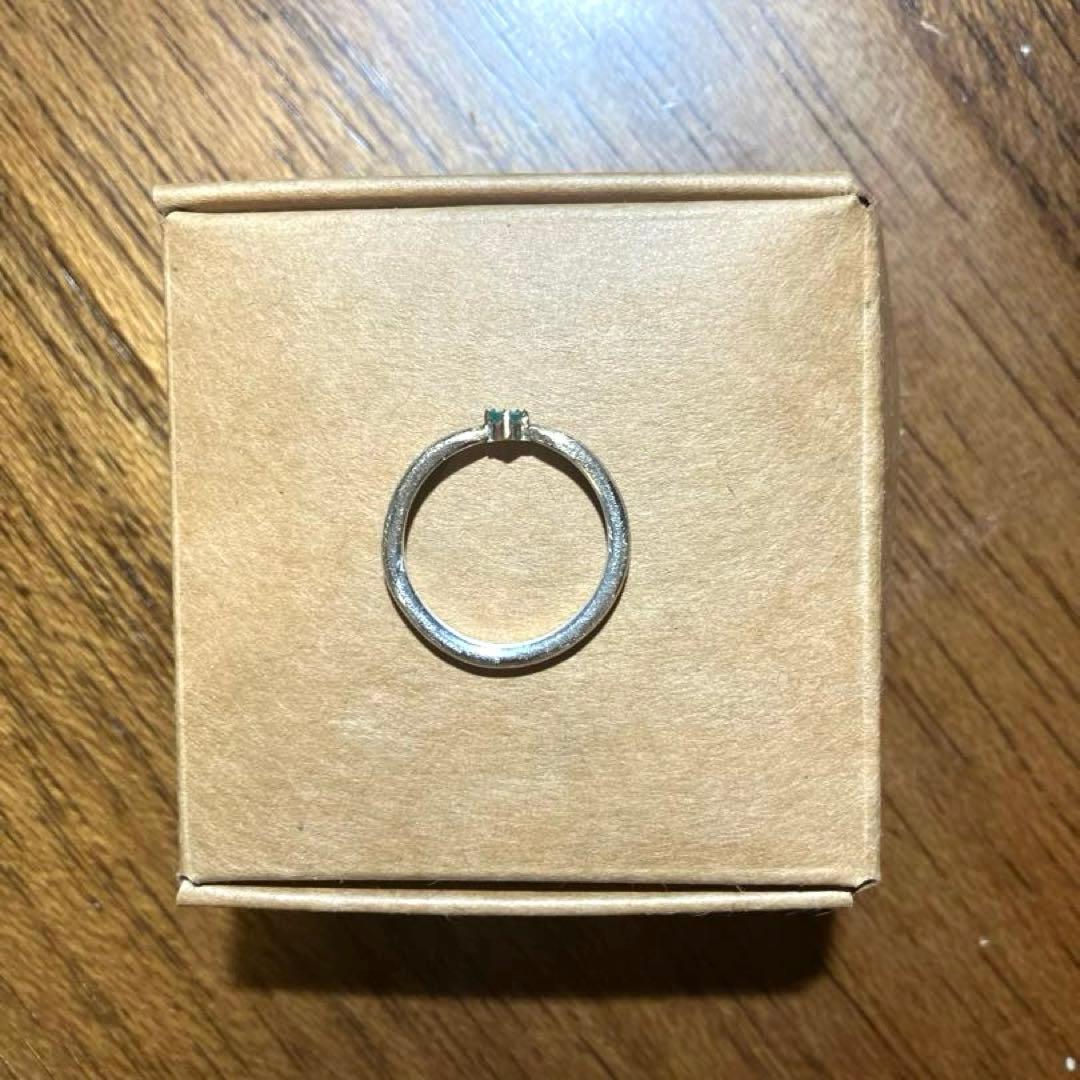 ブラジル バターリャ パライバトルマリン リング 10金＆シルバーリング