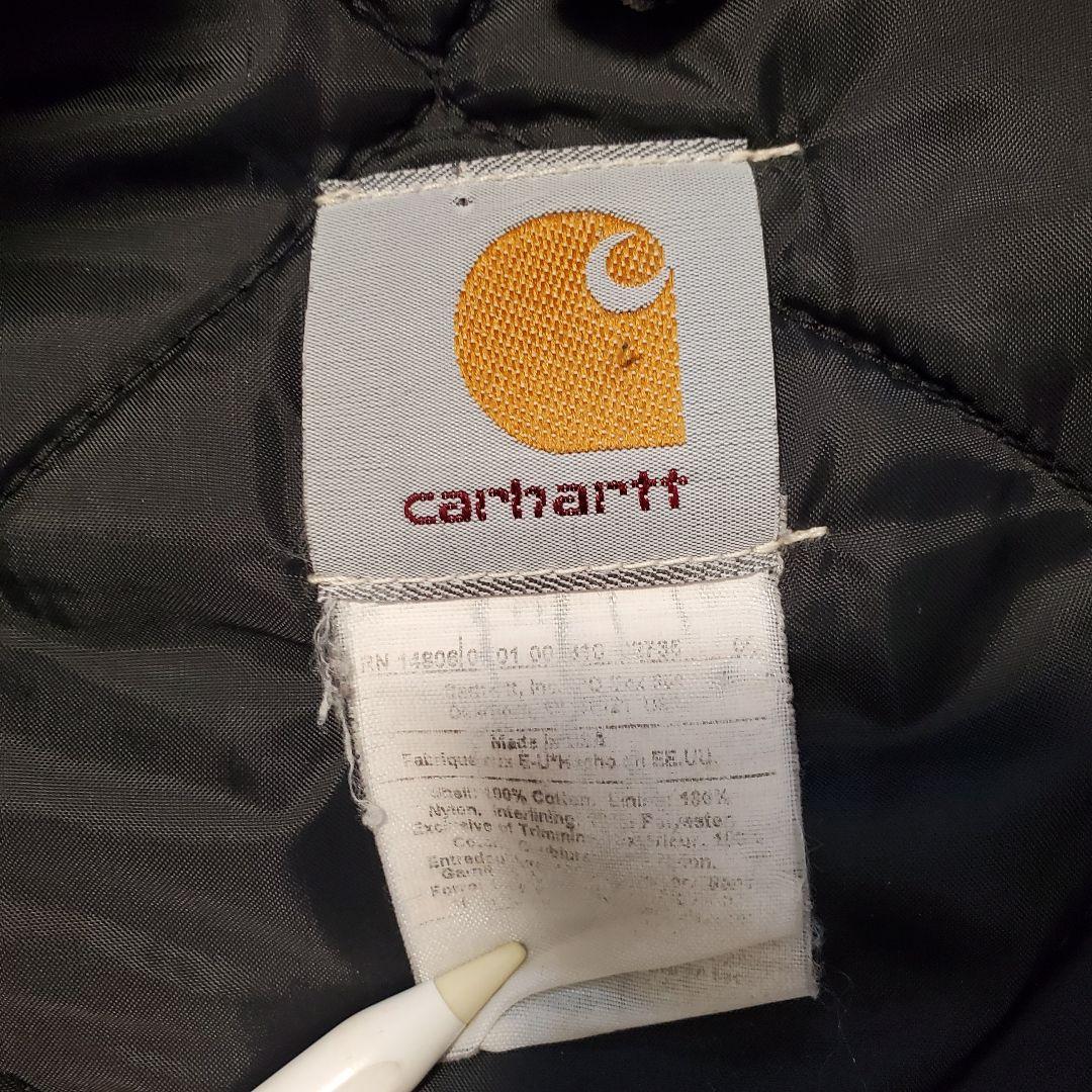 Carhartt ブラック ダックベスト L相当 腰ゴム