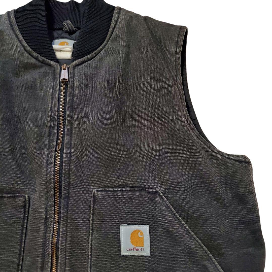 Carhartt ブラック ダックベスト L相当 腰ゴム