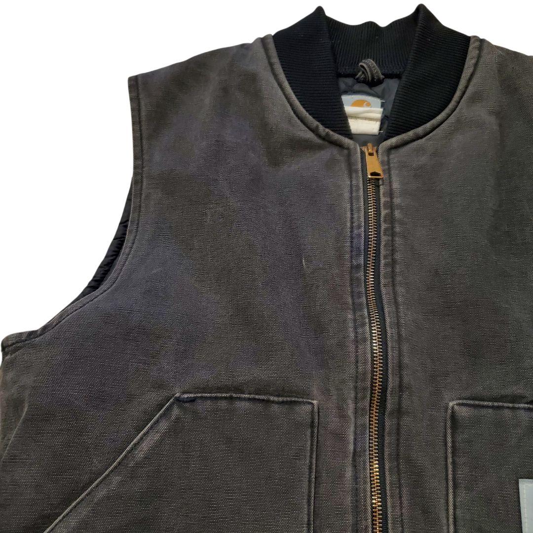 Carhartt ブラック ダックベスト L相当 腰ゴム