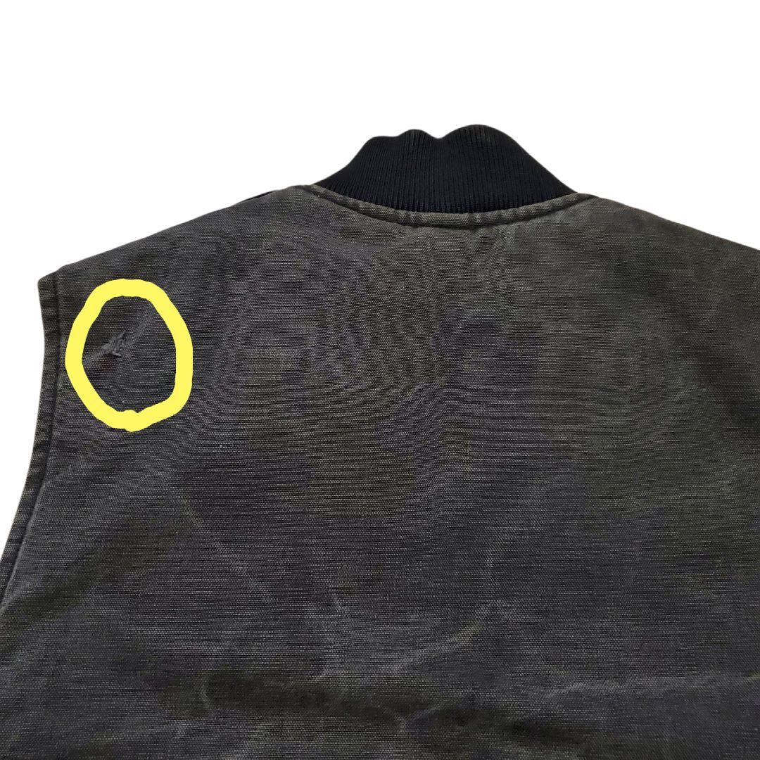 Carhartt ブラック ダックベスト L相当 腰ゴム