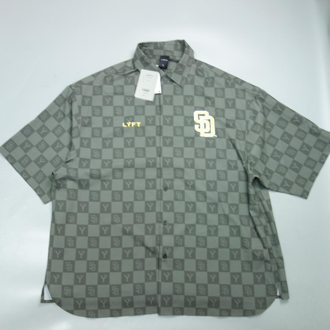 T*2様 6409 未使用 LYFT MLB パドレス ビックシルエットシャツ